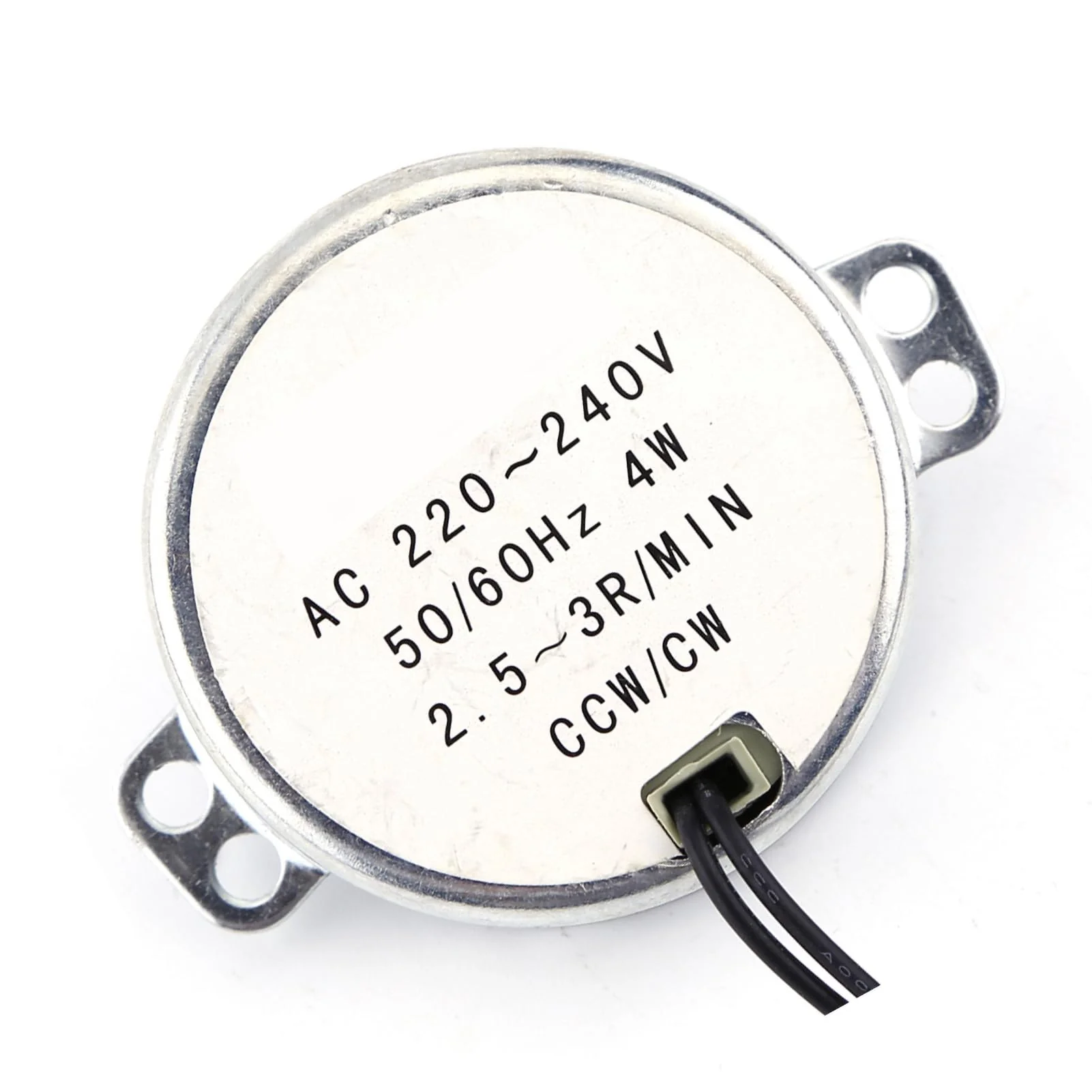 Synchronous Motor 230V Synchronous Motor 230V - 1 Piece 220 240V AC Synchronous Motor Gear Motor 4W CW CCW 1 Piece AC 220-240V EL Motor Coil Does Not Burn When Overload (2.5-3rpm) Pyramid 2,5–3 U/min - Image 5