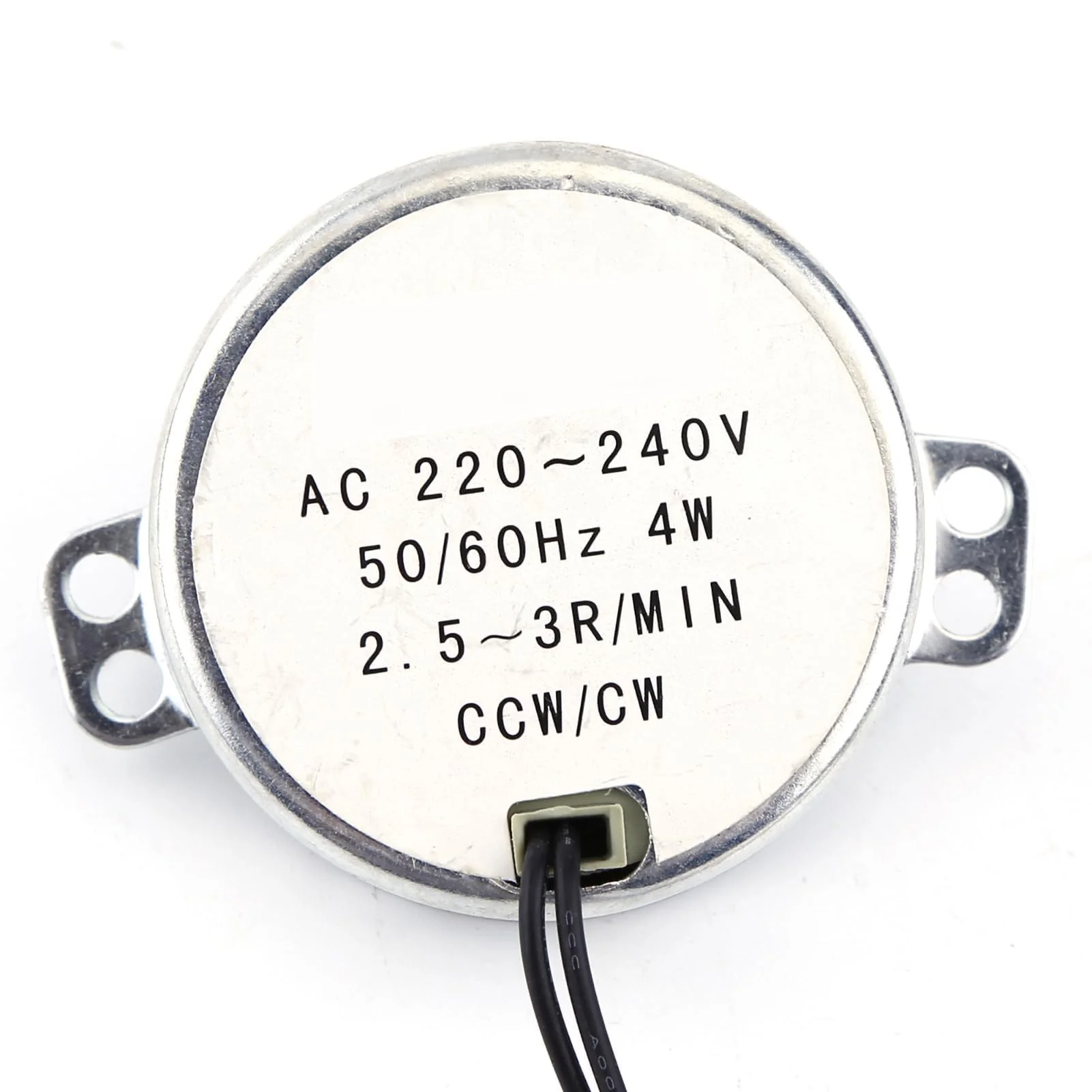 Synchronous Motor, 50/60Hz Frequency 220-240V AC Synchronous Motor Gear Motor 4W Gear Motor CW/CCW, Pyramid Motor Quiet for Microwave Oven Turntable (2.5-3RPM) 2,5–3 U/min - Image 6