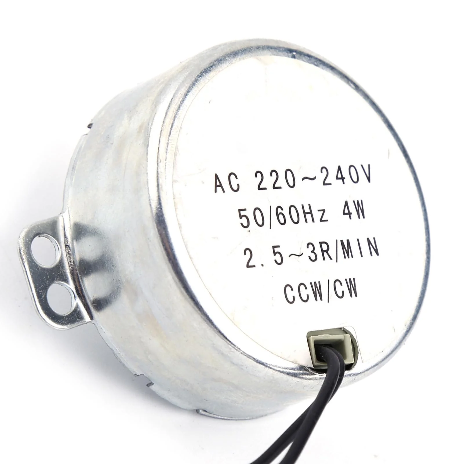 Synchronous Motor, 50/60Hz Frequency 220-240V AC Synchronous Motor Gear Motor 4W Gear Motor CW/CCW, Pyramid Motor Quiet for Microwave Oven Turntable (2.5-3RPM) 2,5–3 U/min - Image 8
