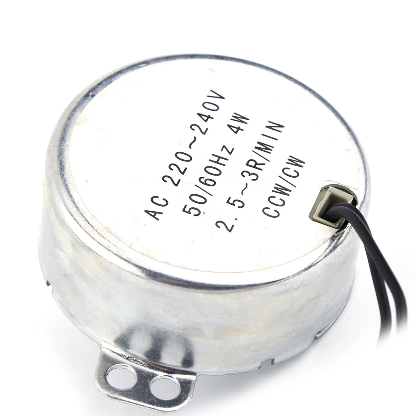 Synchronous Motor, 50/60Hz Frequency 220-240V AC Synchronous Motor Gear Motor 4W Gear Motor CW/CCW, Pyramid Motor Quiet for Microwave Oven Turntable (2.5-3RPM) 2,5–3 U/min - Image 9