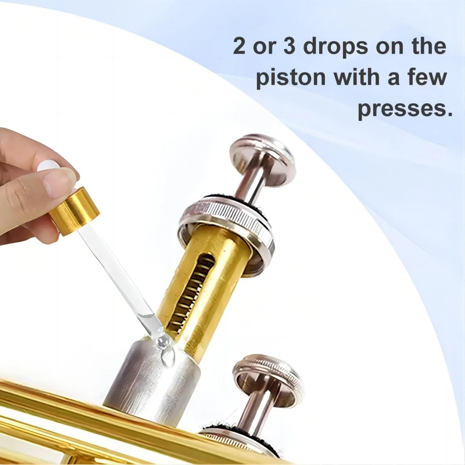 Synthetic Piston Oil and Tuning Slide Grease Set for Trumpet, Trombone, French Horn, Tuba, Euphonium and Other Brass Instruments 2 in 1 - Image 3