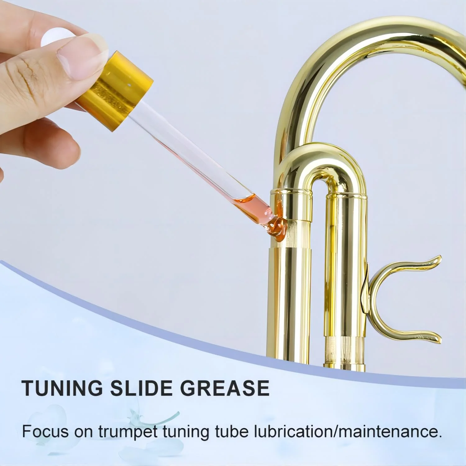 Synthetic Piston Oil and Tuning Slide Grease Set for Trumpet, Trombone, French Horn, Tuba, Euphonium and Other Brass Instruments 2 in 1 - Image 5