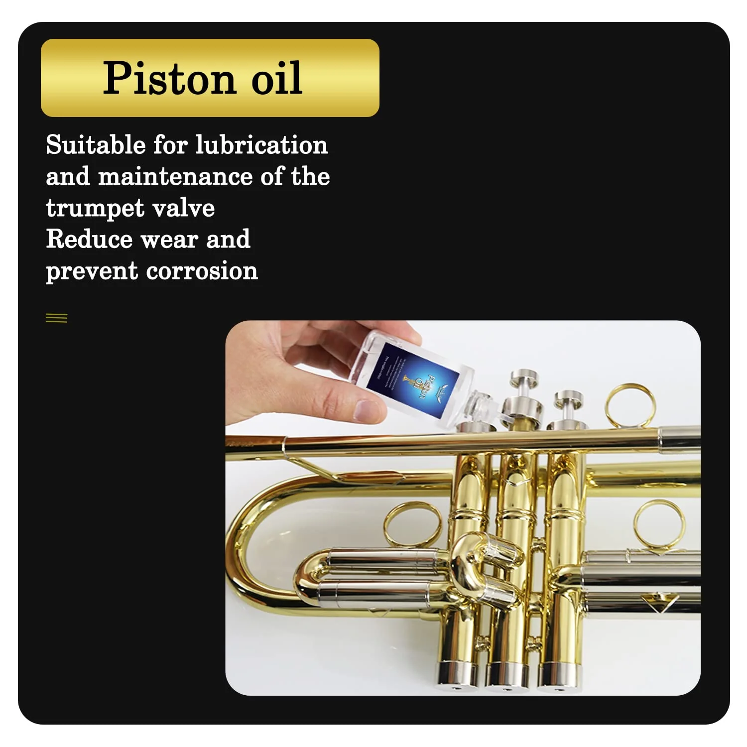 Synthetic Valve Oil,Tuning Slide Grease for Trumpet,Trombone,French Horn,Tuba,Euphonium and Other Brass Instruments…… - Image 5