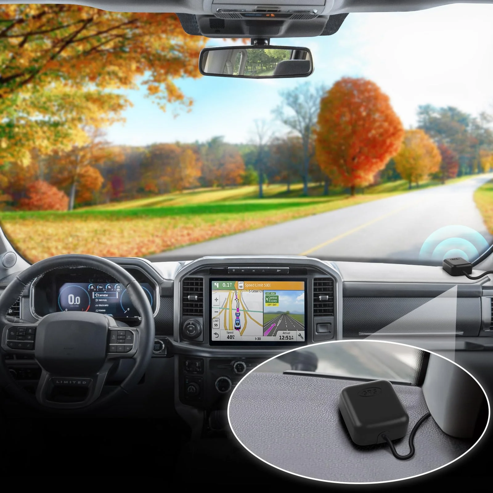 SZSAUTO Vehicle GPS Antenna Waterproof Active GPS Dash Cam Antenna with 3.5mm Plug for Car Truck SUV Windshield Mirror Dash Camera Cam Vedio Surveillance Monitoring DVR Recorder GPS Tracker Receiver 3.5 mm Plug - Image 6