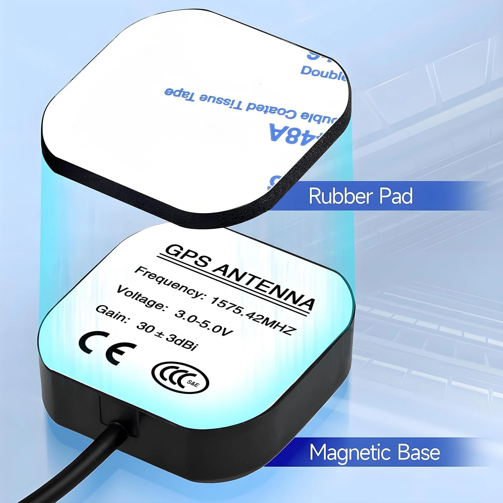 SZSAUTO Waterproof Active GPS Navigation Antennae Car GPS Antenna Compatible with Pioneer AVIC 5000NEX 5100NEX 5200NEX 5201NEX 6000NEX 6100NEX 6200NEX 6201NEX 7000NEX 7100NEX 7200NEX 8000NEX GPS Units AVIC Straight Female Connector - Image 4