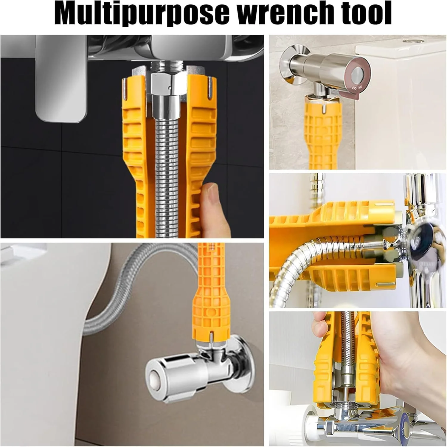 SZZETK 14 in 1 Tap Key, Tap Key, Multifunctional Tap Key, Tap Key for Sink Toilet Bowl Sink Kitchen Sanitary - Image 7