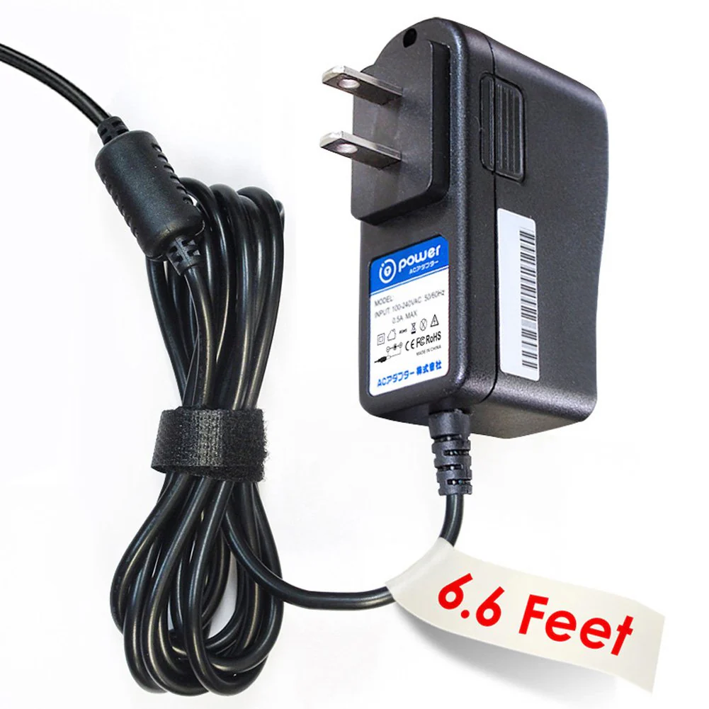 T-Power 9V Charger for Dunlop Crybaby 535Q Multi Wah ECB-003 ECB003 Cry Baby GCB-95 MXR Black Label Chorus,MXR Boost,LINEDRIVER VOX Guitar Effects Pedals Plus HQRP Coaster Supply - Image 2