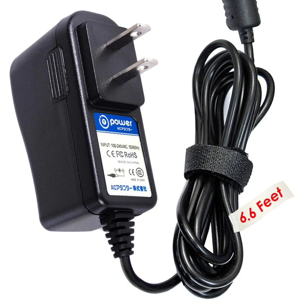 T-Power 9V Charger for Dunlop Crybaby 535Q Multi Wah ECB-003 ECB003 Cry Baby GCB-95 MXR Black Label Chorus,MXR Boost,LINEDRIVER VOX Guitar Effects Pedals Plus HQRP Coaster Supply - Image 3