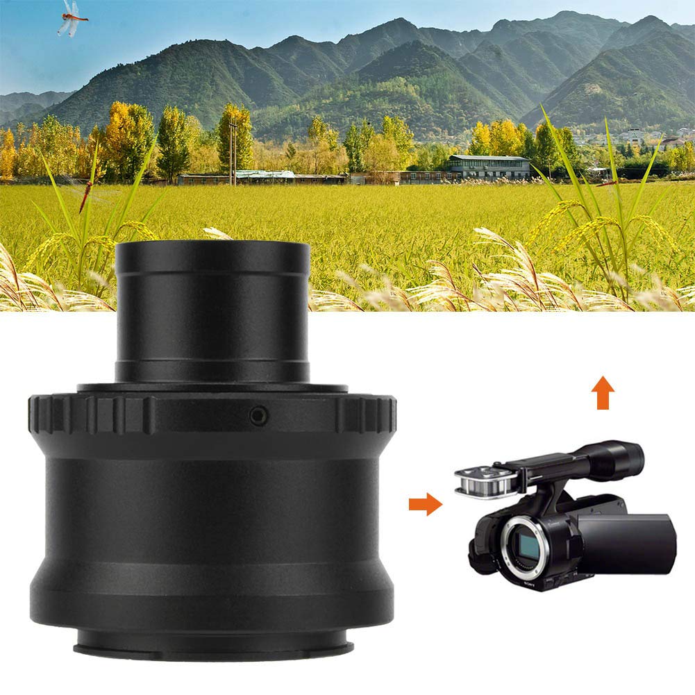 T2-NEX Metal 1.25 inch Telescope Mount Adapter Ring to fit for NEX E Mount Camera, Black - Image 2