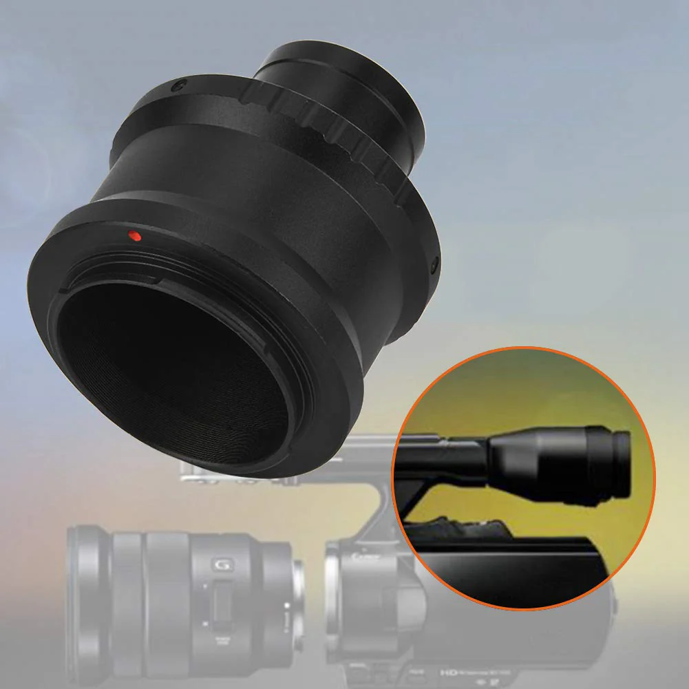 T2-NEX Metal 1.25 inch Telescope Mount Adapter Ring to fit for NEX E Mount Camera, Black - Image 4