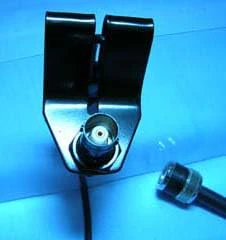 TA-WCM Window Clip Mounts for Handheld Antenna Two Way Radio Accessories Car Mounts Bracket The end of Cable is BNC Male Connector The Center of TA-WCM is BNC Female Connector 3 Meter Cable - Image 2
