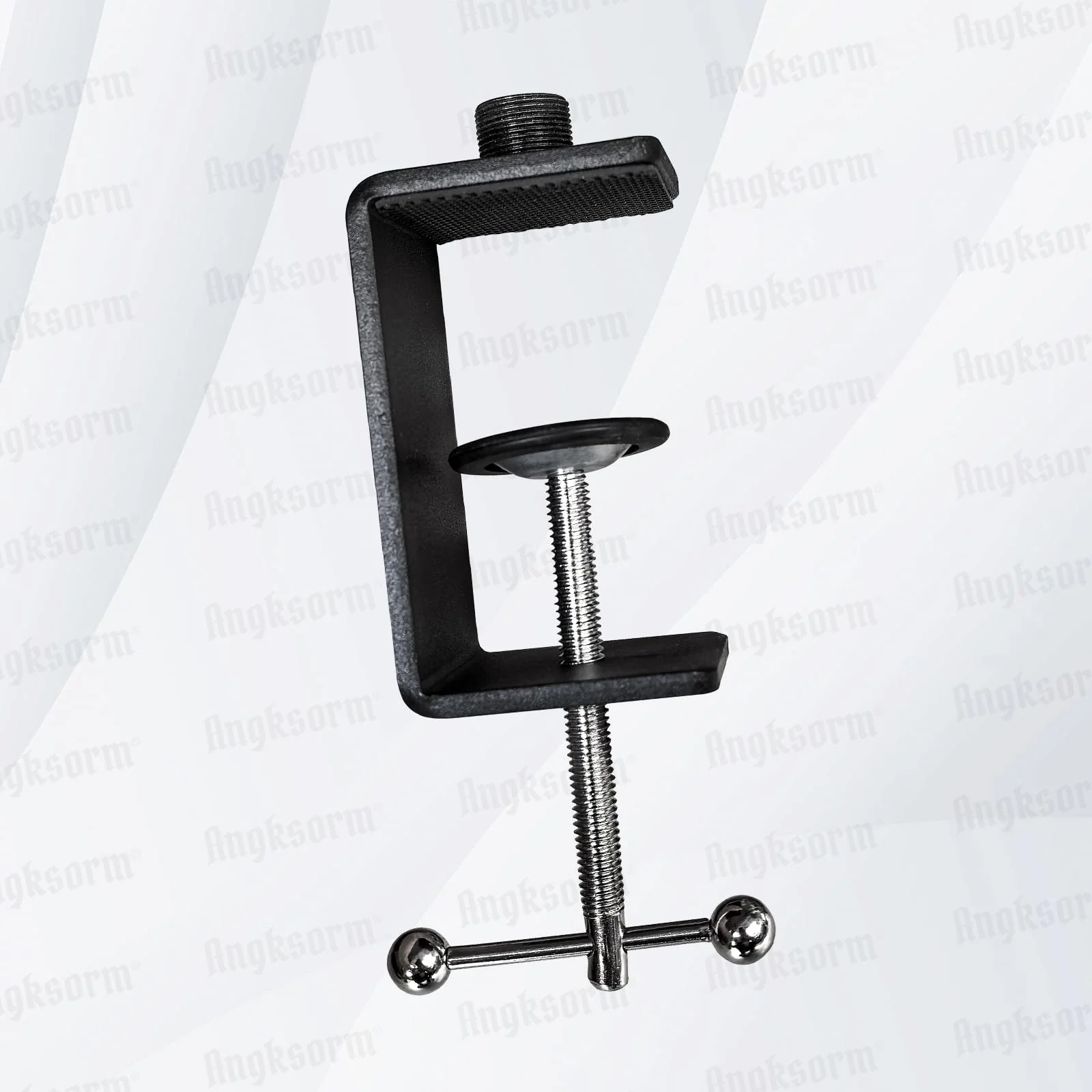 Table Microphone Clamp - Heavy-Duty Desk Mic Metal Clamp Mount with 5/8-27 Male and 3/8-16 Female Thread, 2PCS C-CLAMP MOUNT (2PCS) - Image 6