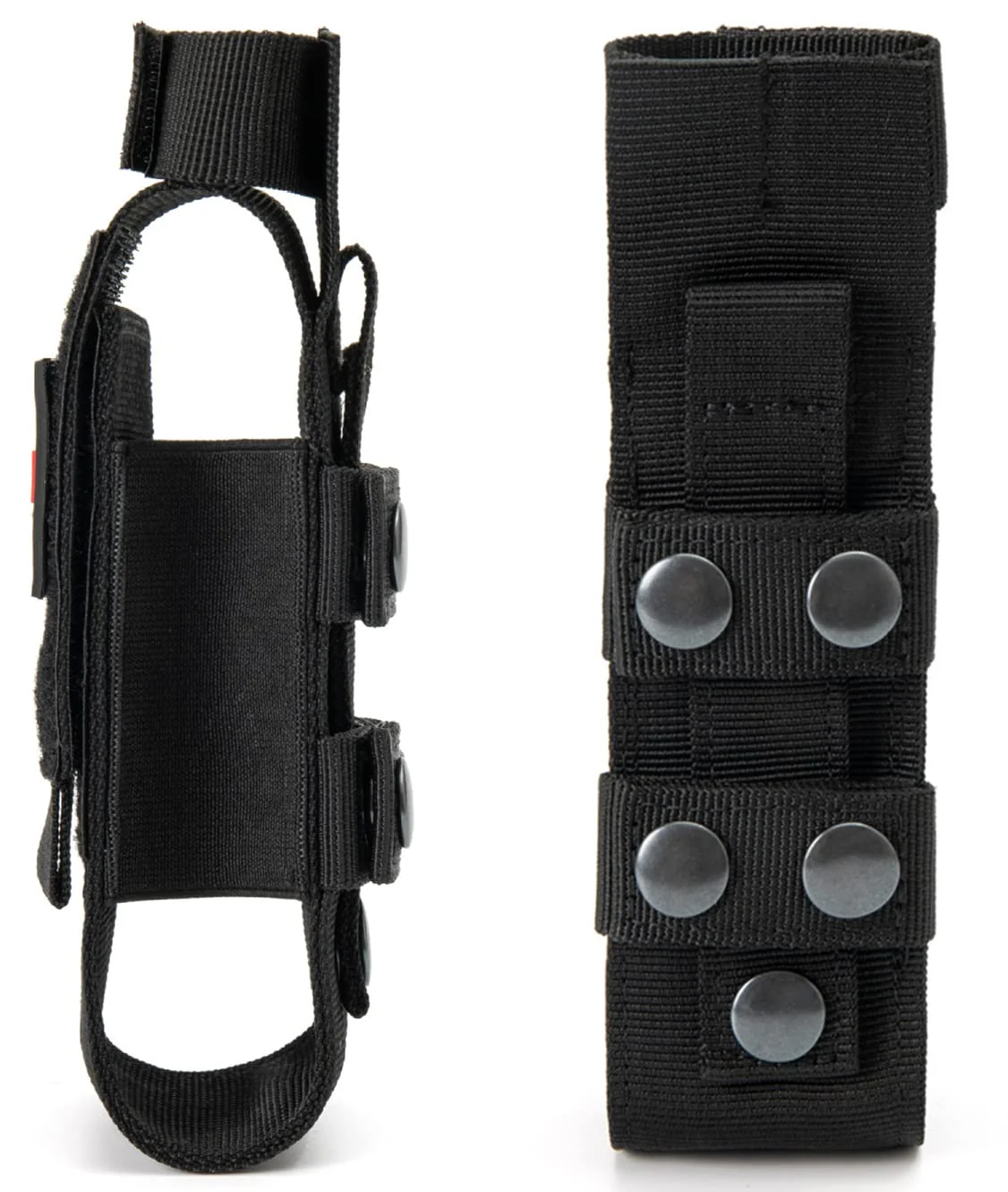 Tactical Molle Tourniquet Holder, Portable TQ Military First Aid Equipment Case & Trauma Medical Shear Pouch Black - Image 6