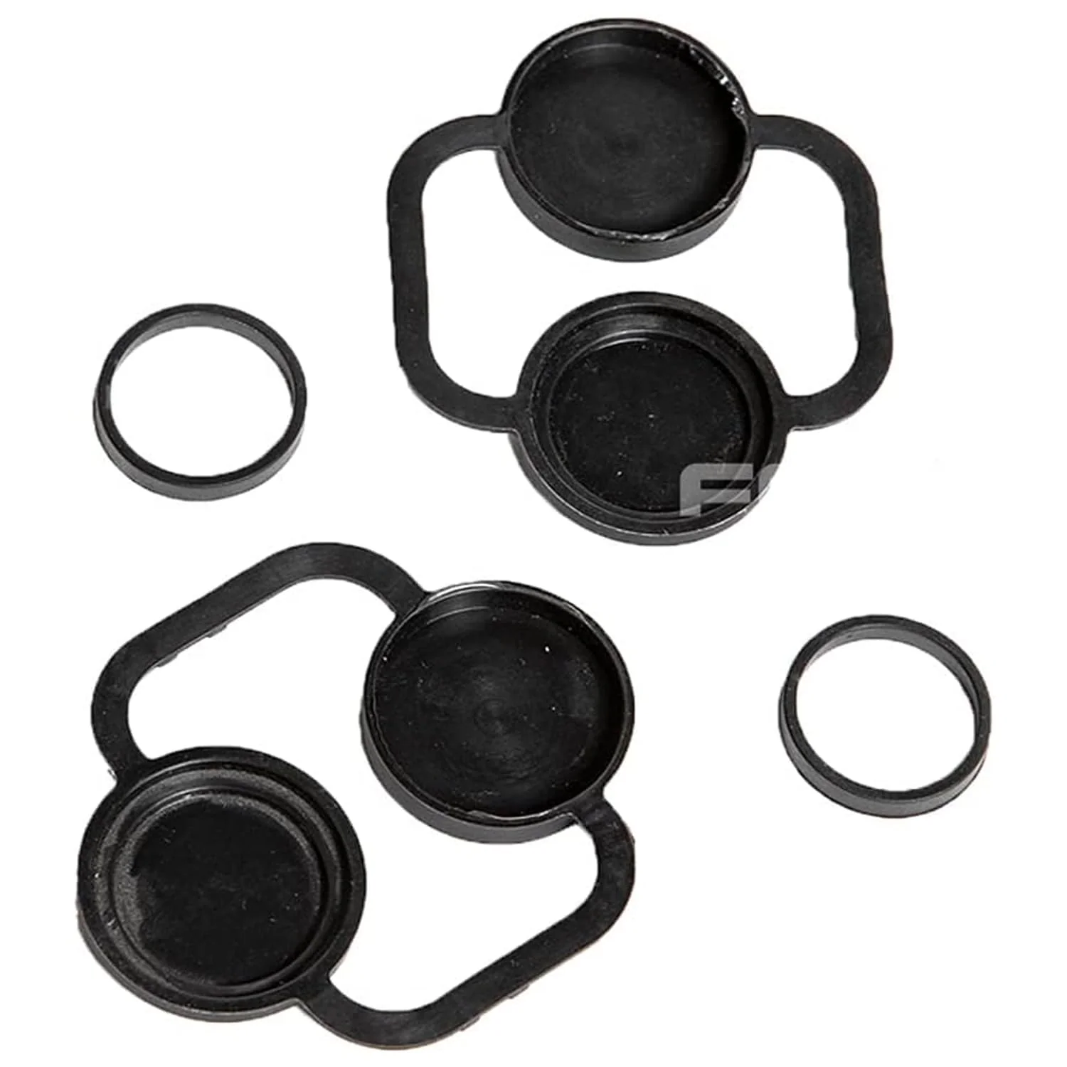 Tactical Rubber Lens Cover for AN/PVS31 Dummy Night Vision Goggle Model Lens PVS31 NVG Lens Protective Cover Apron Soft Rubber Lens Caps Objective Optics Protection Covers 2 Pair - Image 6
