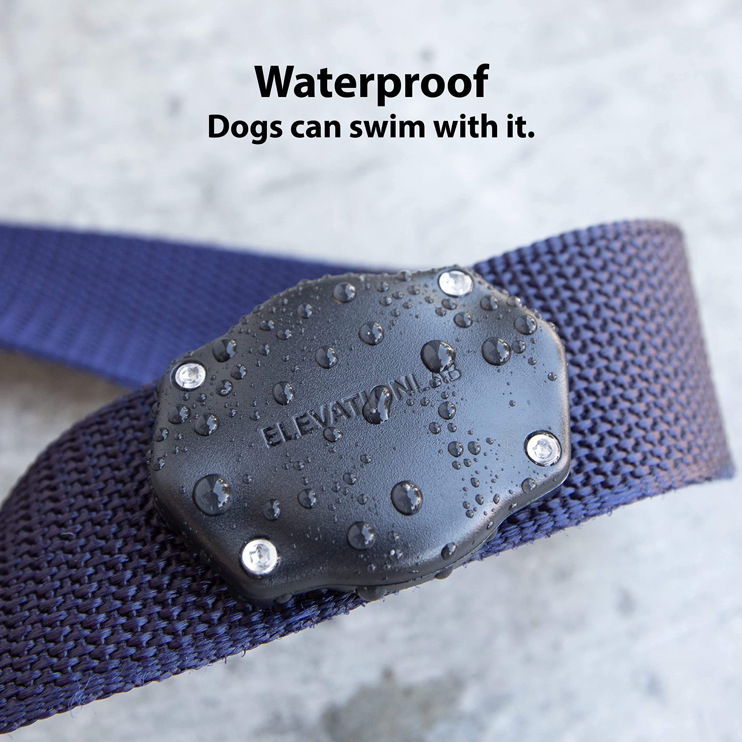 TagVault™ AirTag Dog Collar Mount - IP69 Waterproof, Doesn't Dangle, Fits All Width Collars | Elevation Lab Single - Image 2