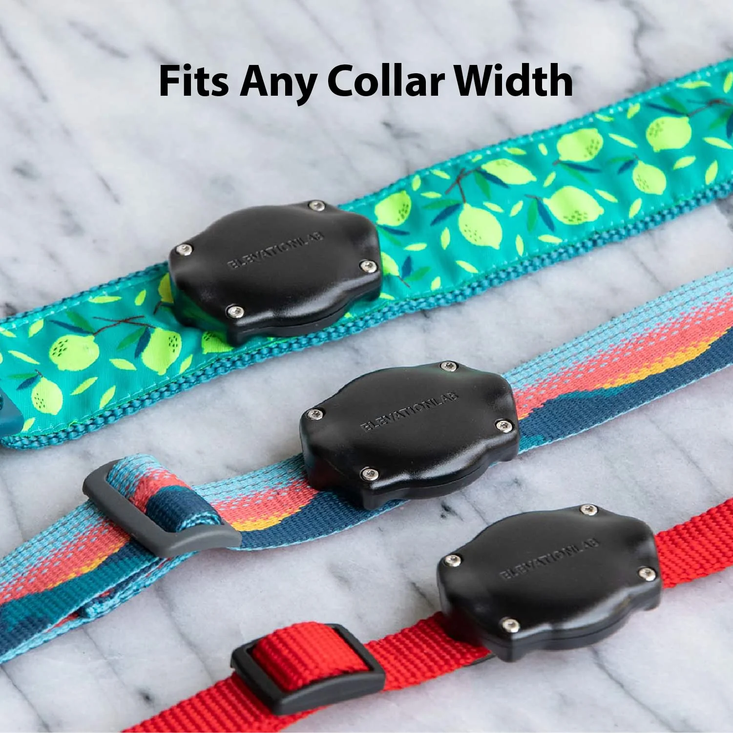 TagVault™ AirTag Dog Collar Mount - IP69 Waterproof, Doesn't Dangle, Fits All Width Collars | Elevation Lab Single - Image 5