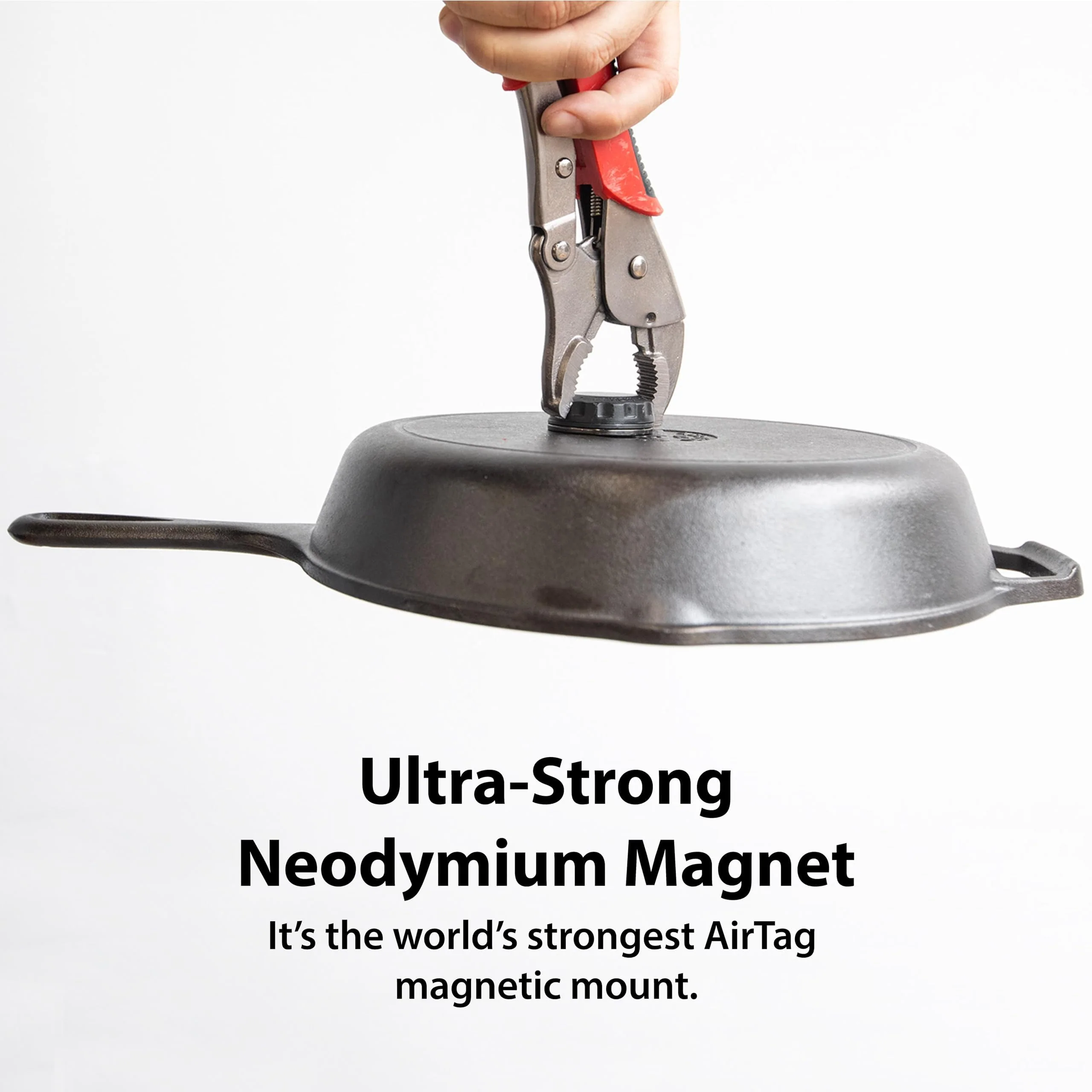 TagVault™ AirTag Magnetic Case (4 Pack) - The First Waterproof AirTag Magnet Holder | Ultra-Strong Oversized Neodymium Magnet, Discreet, Easy Screw-On Design | Elevation Lab 4 Pack - Image 3