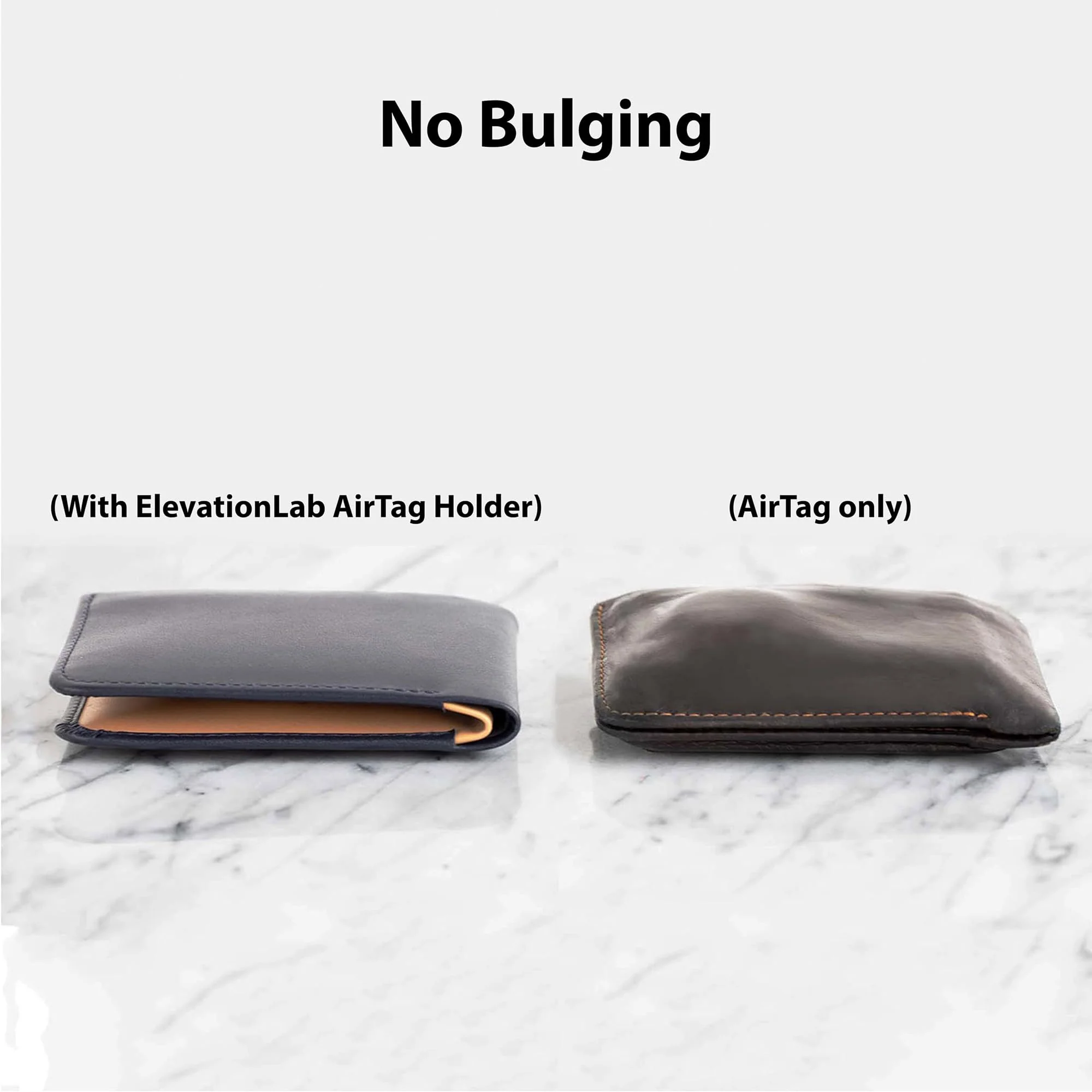 TagVault™ AirTag Wallet Holder - The Thinnest AirTag Wallet Card Insert | Flexible, Stays Hidden, Patent Pending | Elevation Lab 2-Pack - Image 4