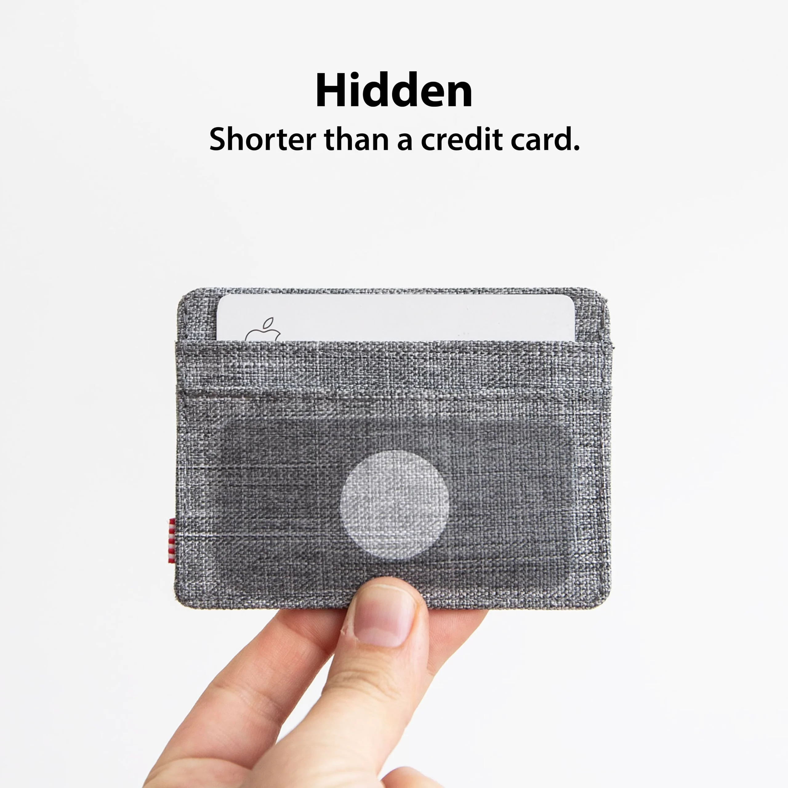TagVault™ AirTag Wallet Holder - The Thinnest AirTag Wallet Card Insert | Flexible, Stays Hidden, Patent Pending | Elevation Lab 2-Pack - Image 6