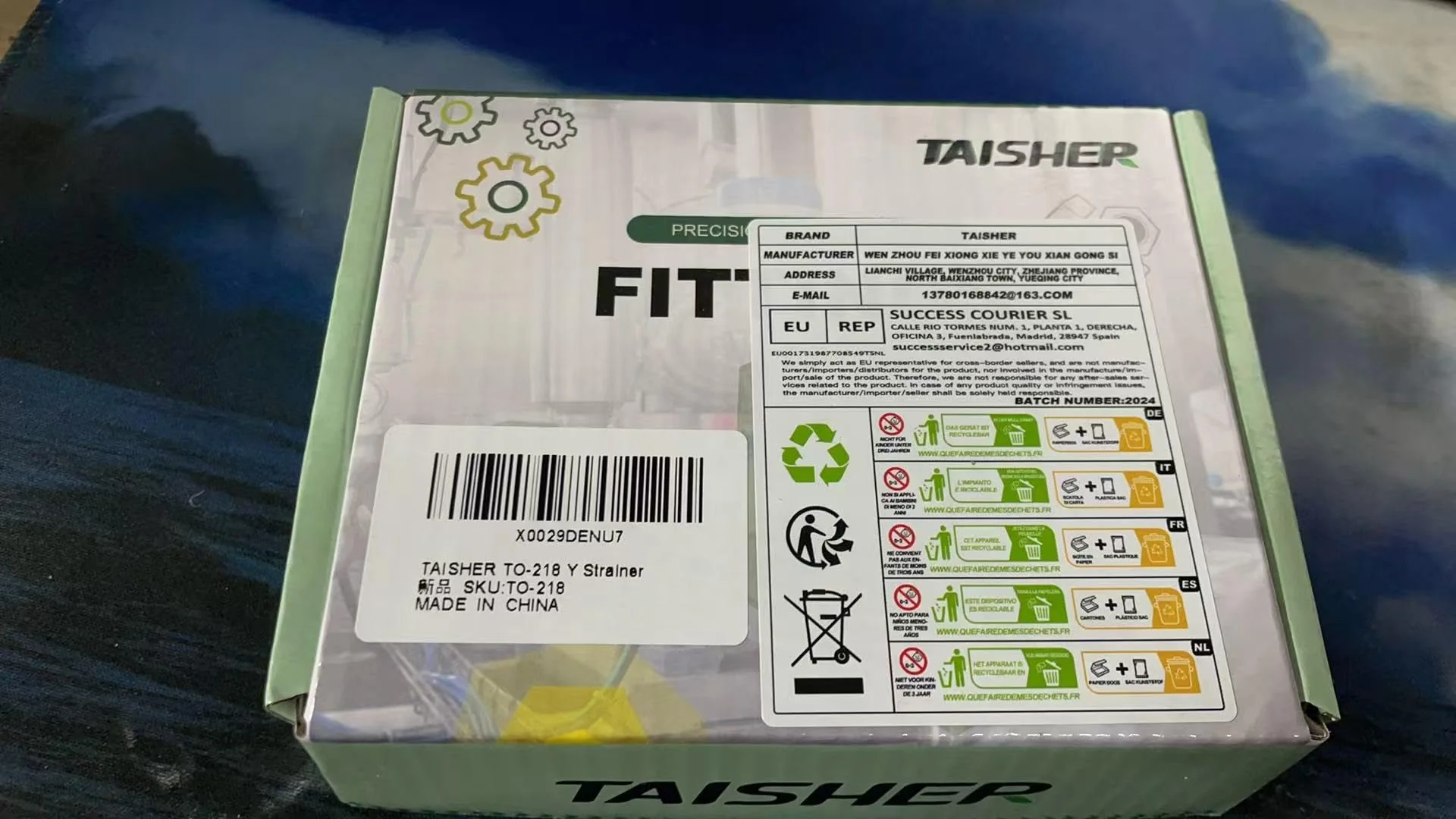 TAISHER 1PCS 304 Stainless Steel 3/4" BSP Female WYE Y Strainer Mesh Filter Valve CF8 WOG - Image 8
