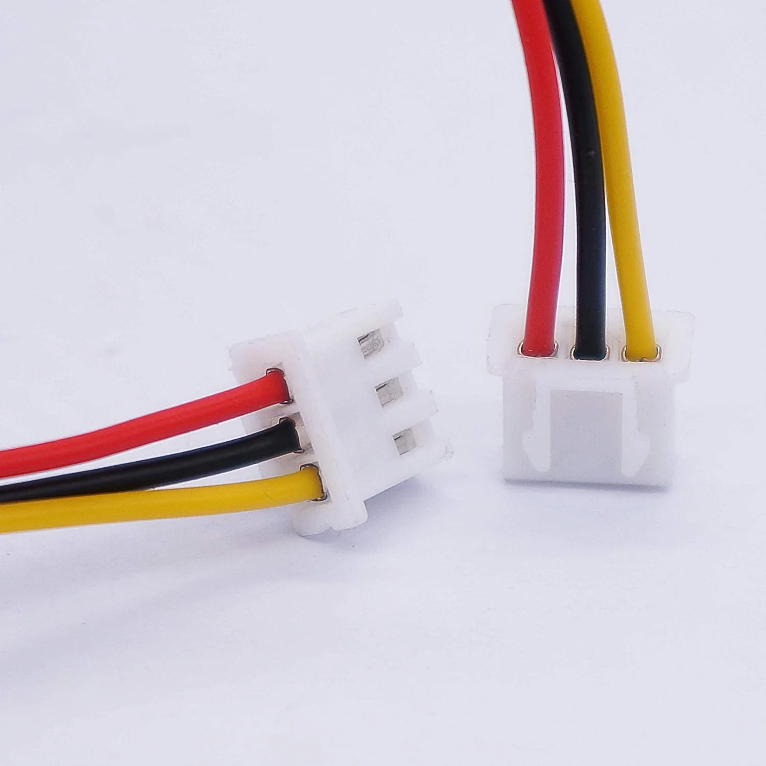 Taiss/3 Pcs 10K Ohm Linear Taper Adjustable Rotary Potentiometer Change Resistance WH148 B10K 3 Pin with XH2.54-3P Connector Wire Cable + Black Knob Cover Cap 148-10k-BKL - Image 7