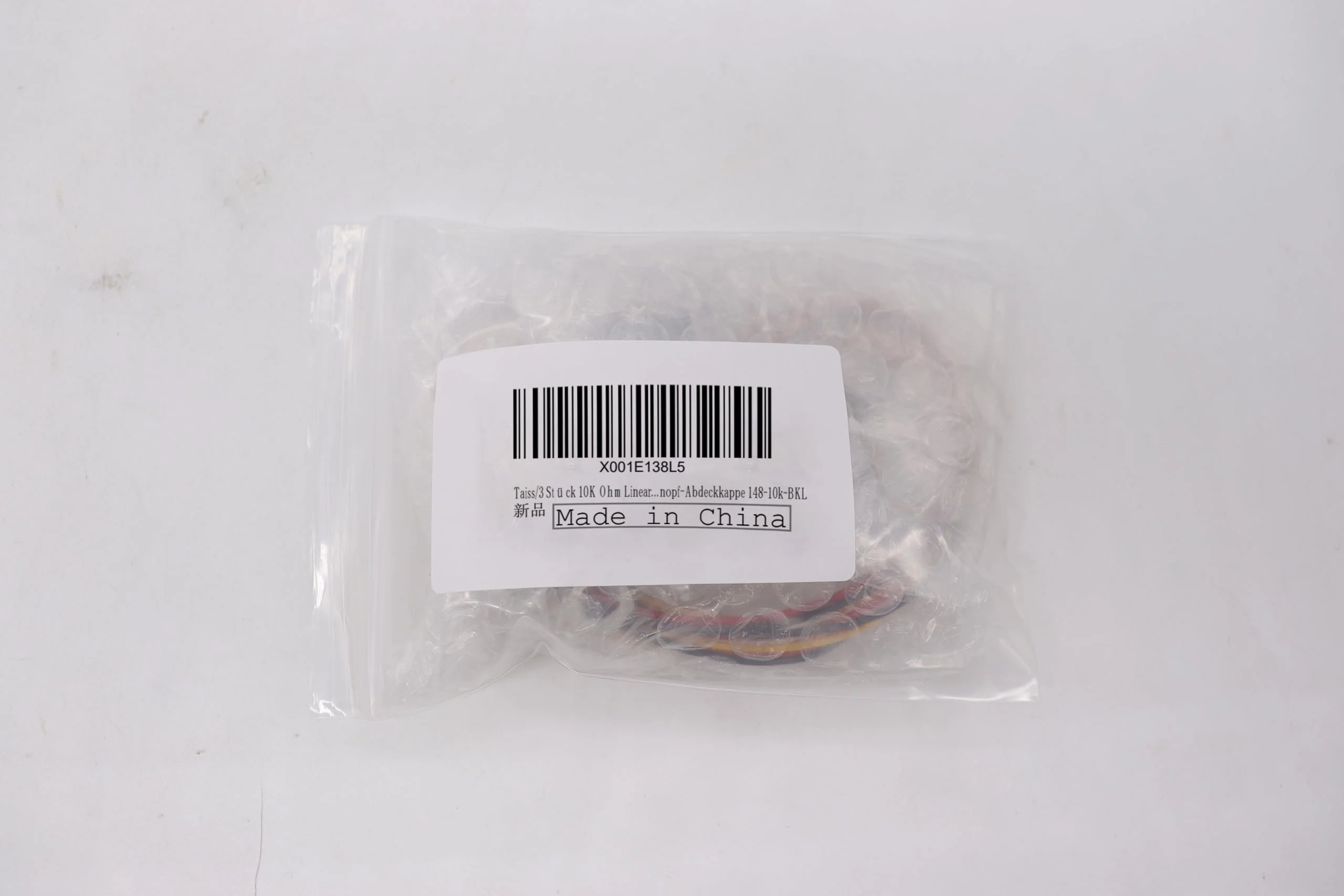 Taiss/3 Pcs 10K Ohm Linear Taper Adjustable Rotary Potentiometer Change Resistance WH148 B10K 3 Pin with XH2.54-3P Connector Wire Cable + Black Knob Cover Cap 148-10k-BKL - Image 8