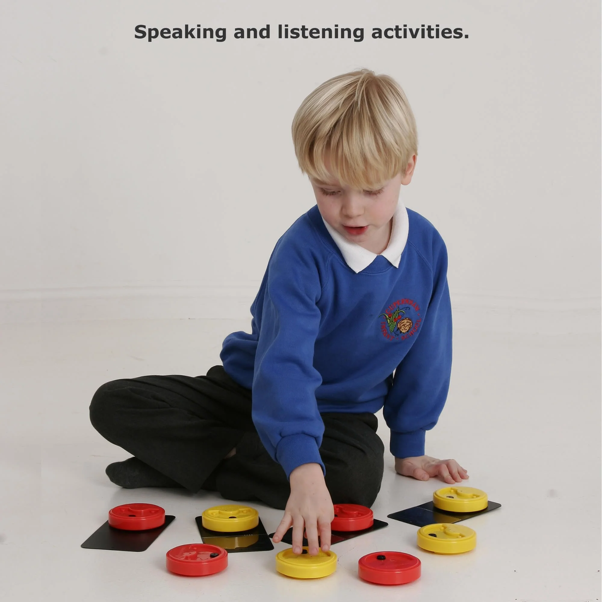 Talking Products, Talking Tins Voice Recordable Sound Buttons, 20 Seconds Recording, Yellow, Pack of 3. Ideal Dementia Aid for Independent Living and Educational Activities pkg of 3 - Image 6