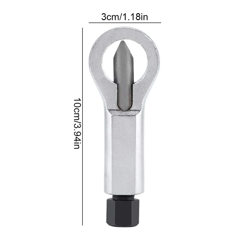 Tangxi 9-27 mm 5/16" - 7/8" Sliding Toothnut Manual Brake Removal Metal Nut Brake Manual Pressure Tools Nut Splitter Cracker Remover (10 x 3 cm / 3.94 x 1.18 Inches) - Image 3