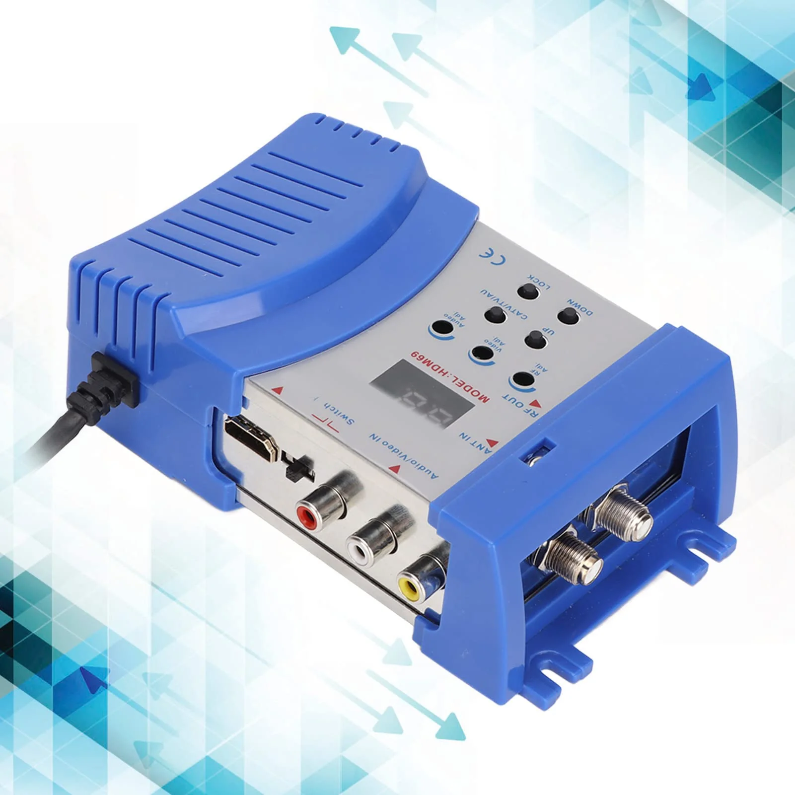 Tangxi HDMI Modulator RF Modulator for PAL NTSC Format, Composite VHF UHF AV to RF Converter, RF Modulator TV Switch Audio Video Converter for Home TV(F Female) - Image 3