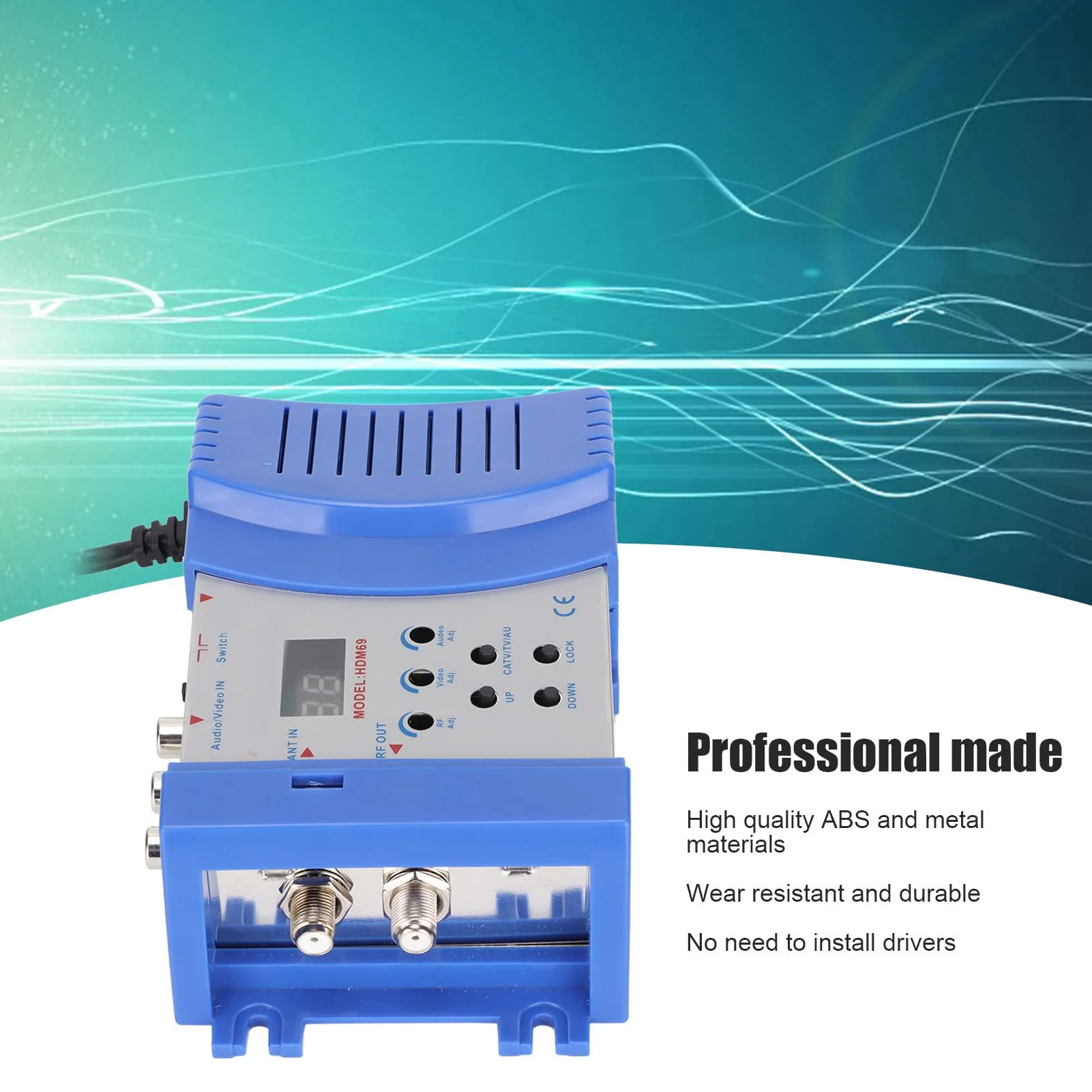 Tangxi HDMI Modulator RF Modulator for PAL NTSC Format, Composite VHF UHF AV to RF Converter, RF Modulator TV Switch Audio Video Converter for Home TV(F Female) - Image 6