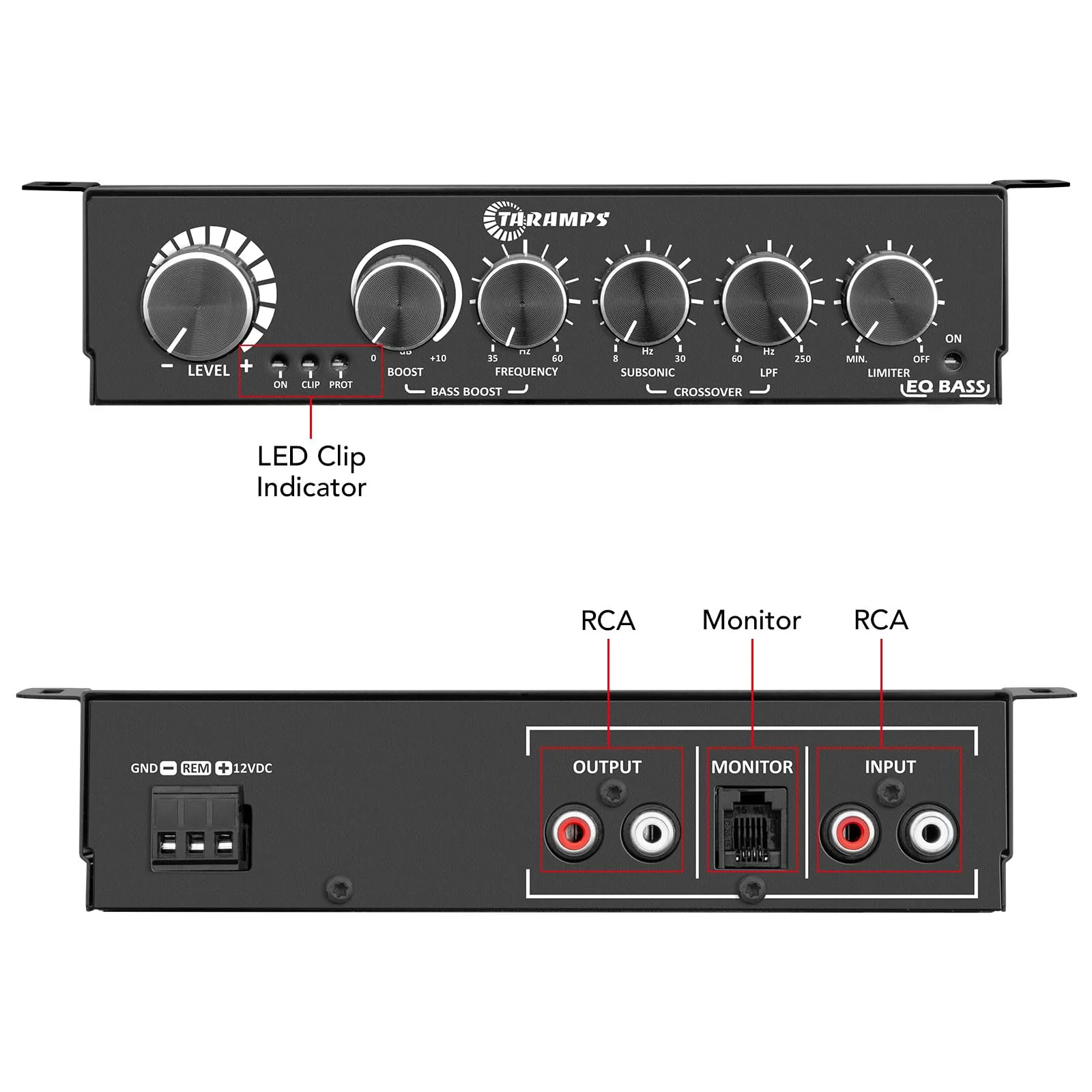 Taramps EQ BASS Digital Audio for Control Your Bass Volume, with RCA Output/Input, Perfect Match The Output Signal Levels of virtually al Models of CD/DVD Head Units, Frequency Response to 250HZ. - Image 5