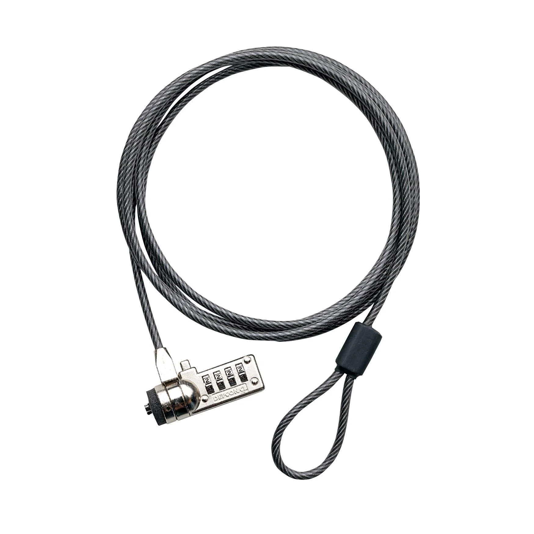 Targus DEFCON T-Lock Serialized Combo Cable Lock for Laptop Computer and Desktop Security (PA410S-1) 6.5 feet - Image 4