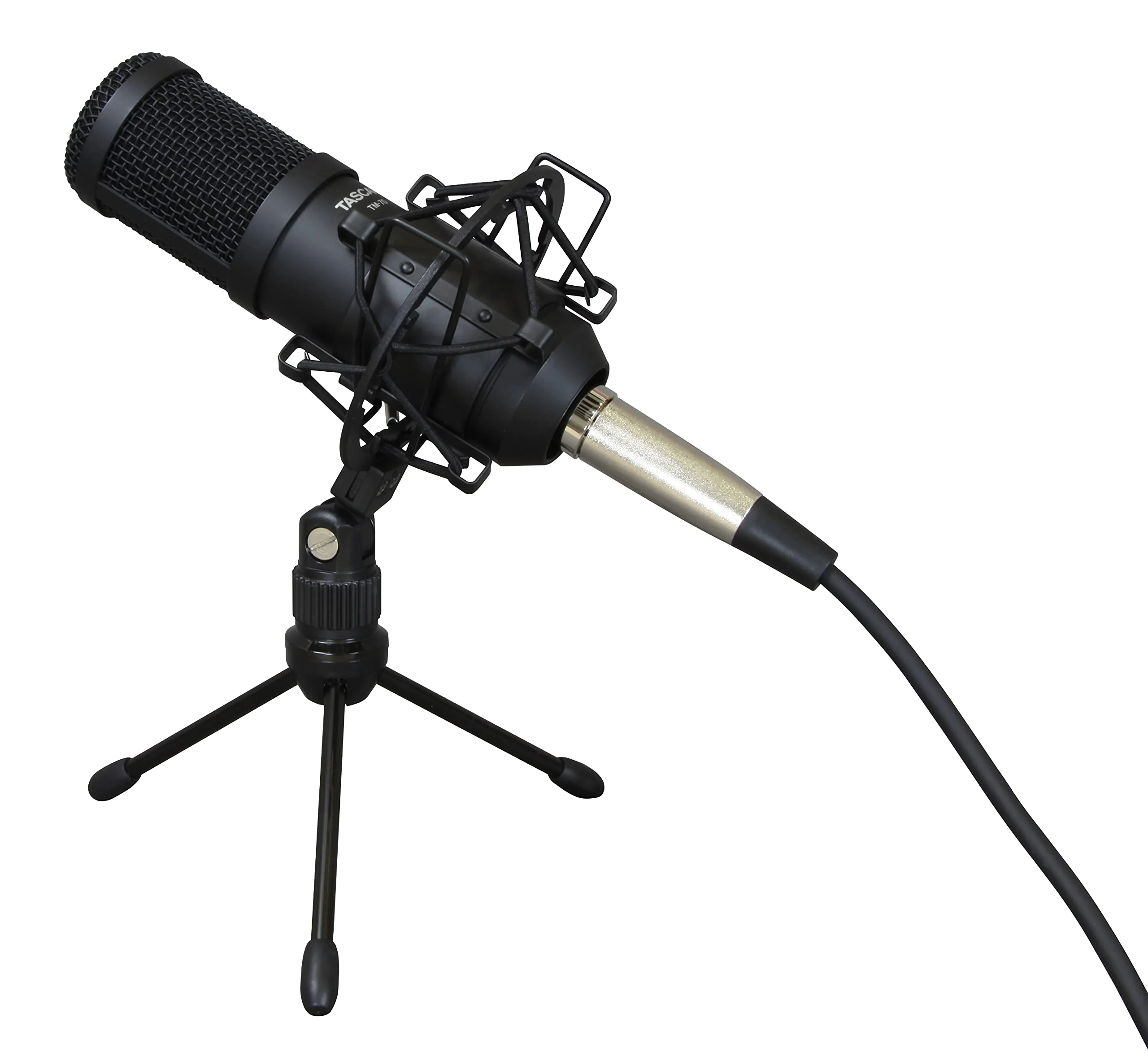 Tascam Dynamic Microphone for Broadcast Microphone for Professional Podcasting and Live Streaming (TM-70), Black - Image 4