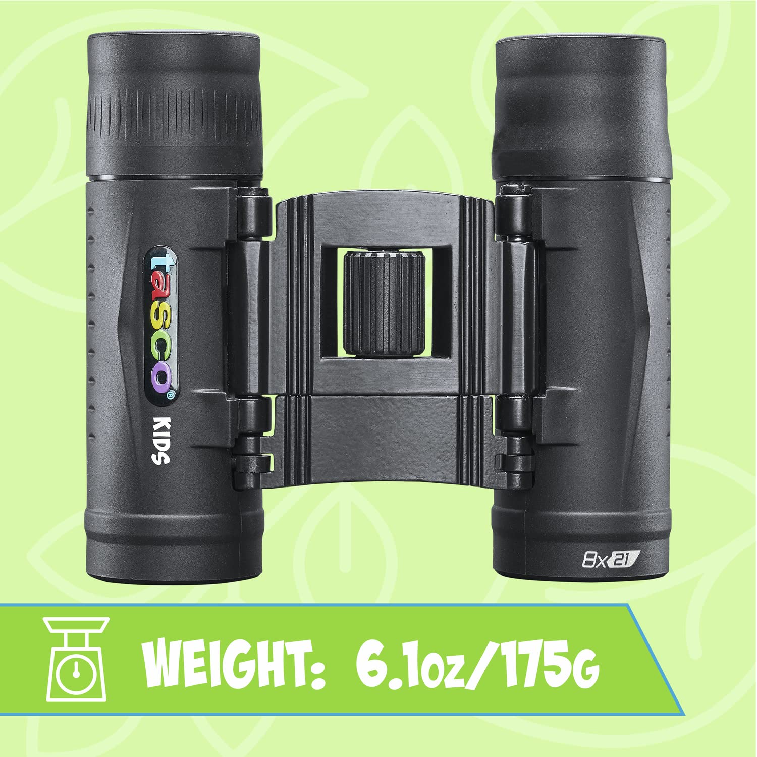 Tasco Kids Binoculars 8x21, Compact Binoculars for Kids Ages 3-12, Great for Adventures, Hiking, Camping, Travel, Bird Watching Foldable Black - Image 5