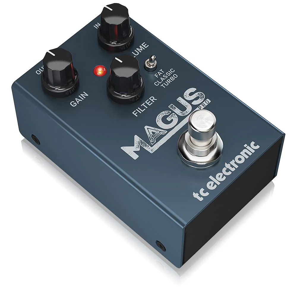 TC Electronic MAGUS PRO Classic High Gain Distortion Pedal with Fat Mids, Treble Filter Control and 3 Clipping Modes - Image 2