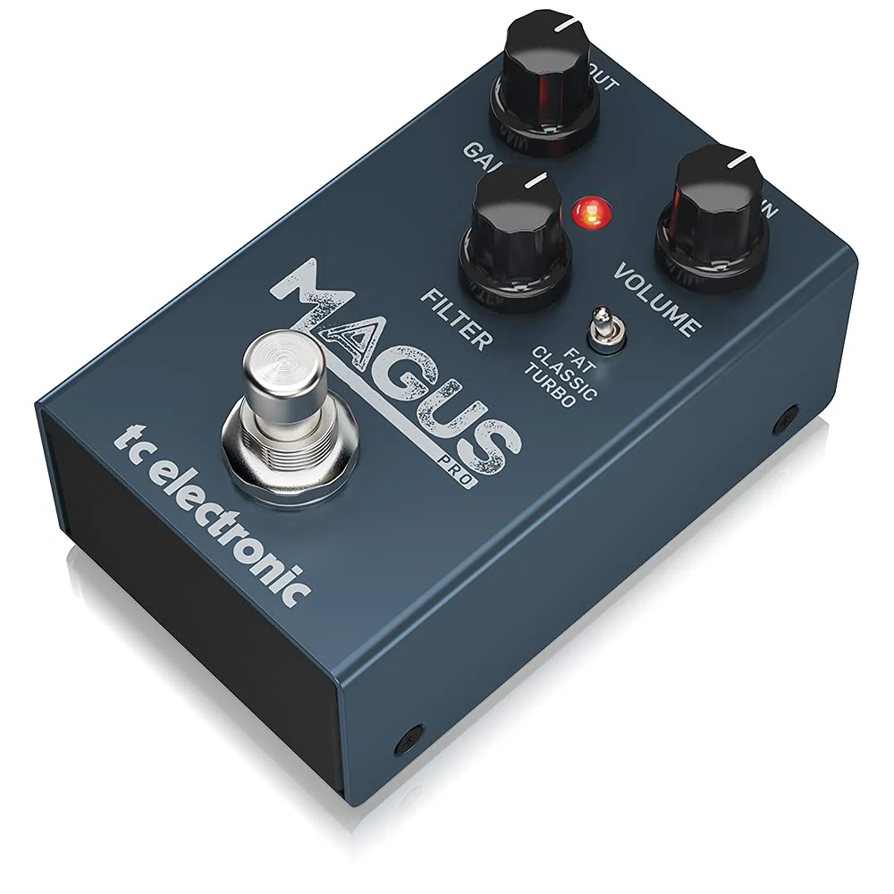 TC Electronic MAGUS PRO Classic High Gain Distortion Pedal with Fat Mids, Treble Filter Control and 3 Clipping Modes - Image 3