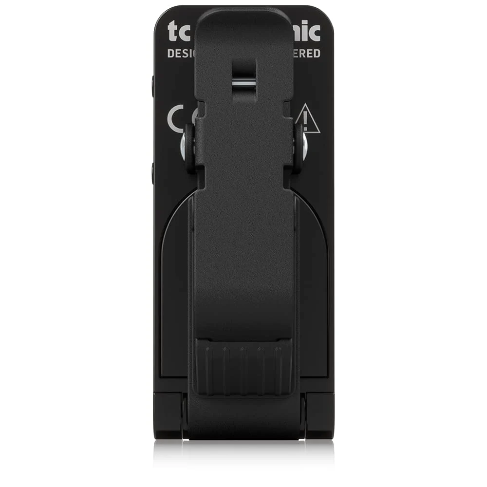TC Electronic POLYTUNE CLIP Clip-On Tuner with Polyphonic, Strobe and Chromatic Modes and 108 LED Matrix Display for Ultimate Tuning Performance Black - Image 4