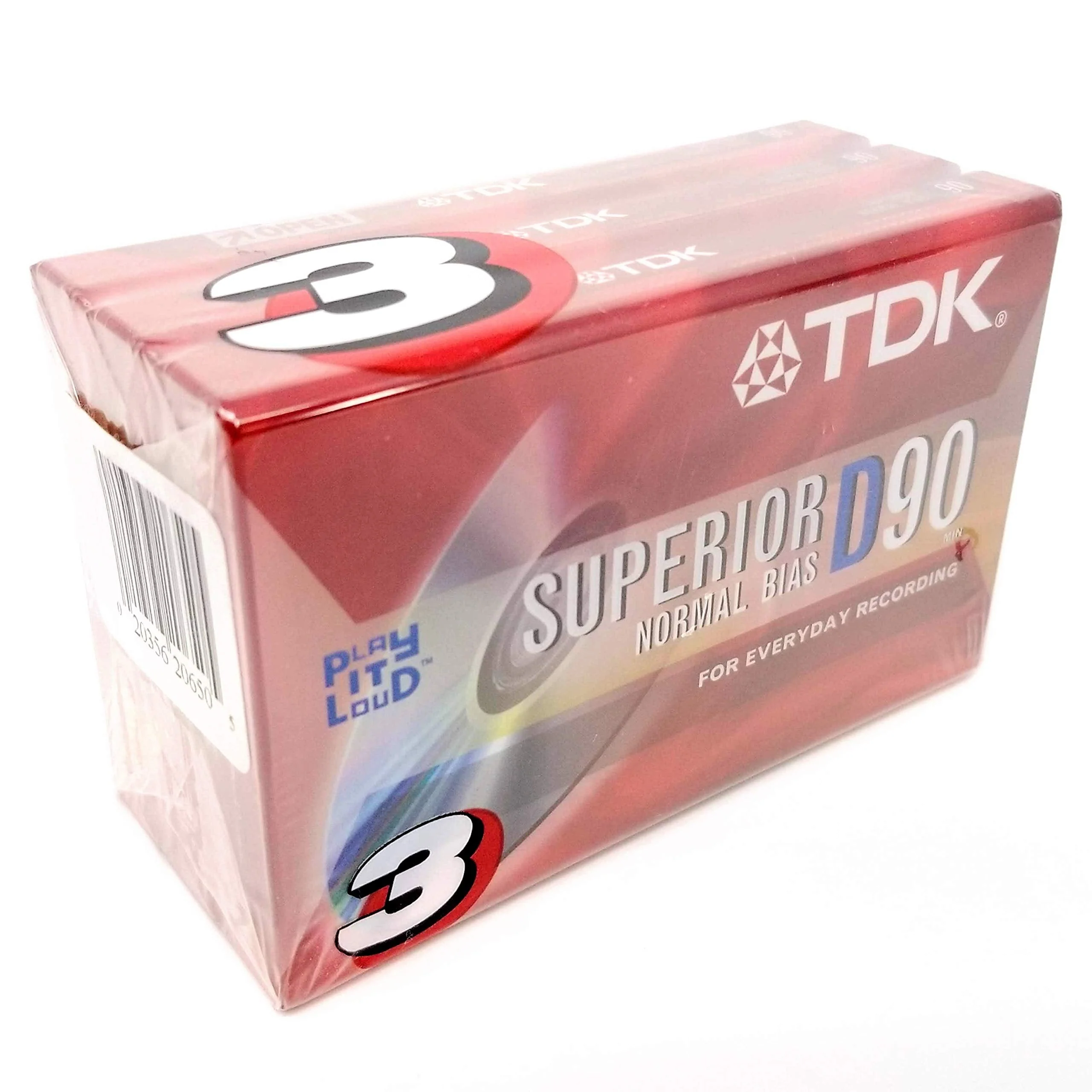 TDK D90 High Output 90 Minute IECI/Type I Cassette Tapes, Set of (3) - Image 3