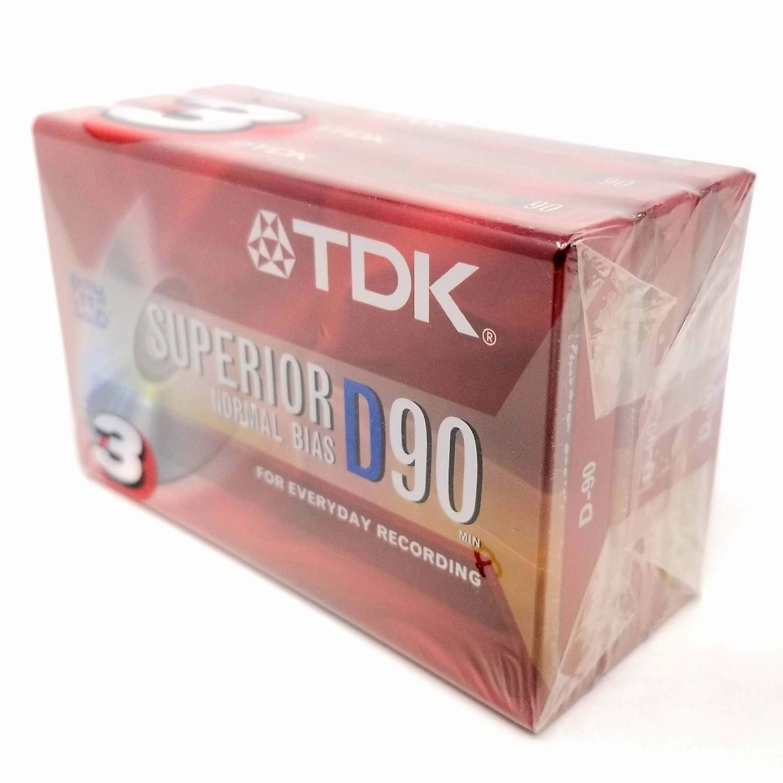 TDK D90 High Output 90 Minute IECI/Type I Cassette Tapes, Set of (3) - Image 4