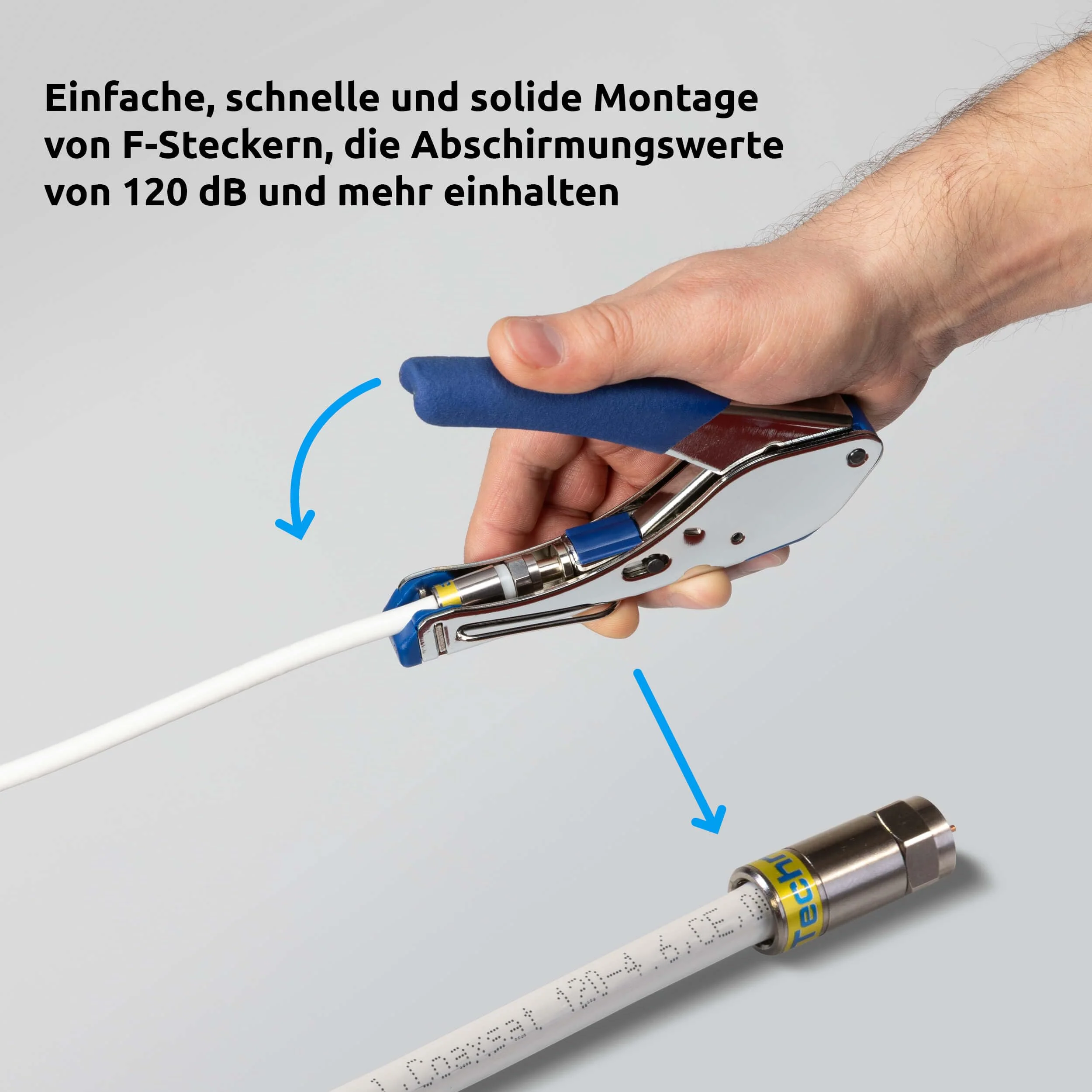 TechniSat Zange für F-Compressions-Stecker - Image 4