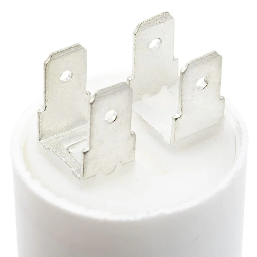TECNID Electric Motor Starting Capacitor 450V Capacity 25µF Round Aluminium Plastic Capacitor - Image 3