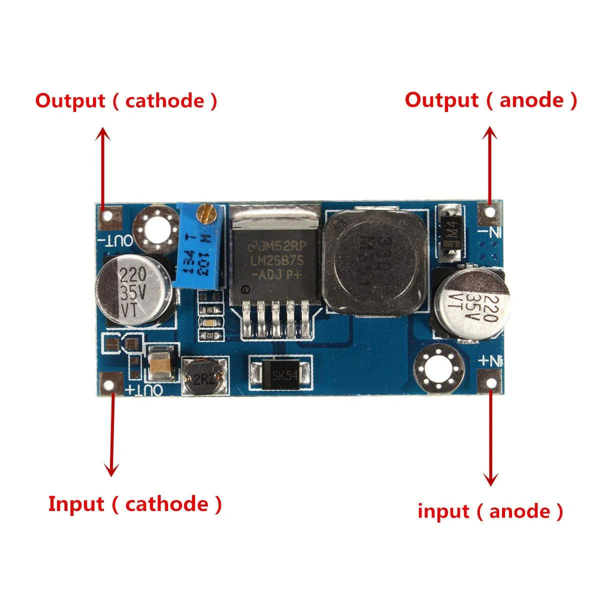 TECNOULAB 5pcs LM2587 DC DC Step-up 3-30V Step-up 4-35V Power Supply Modules Max 5A - Image 4