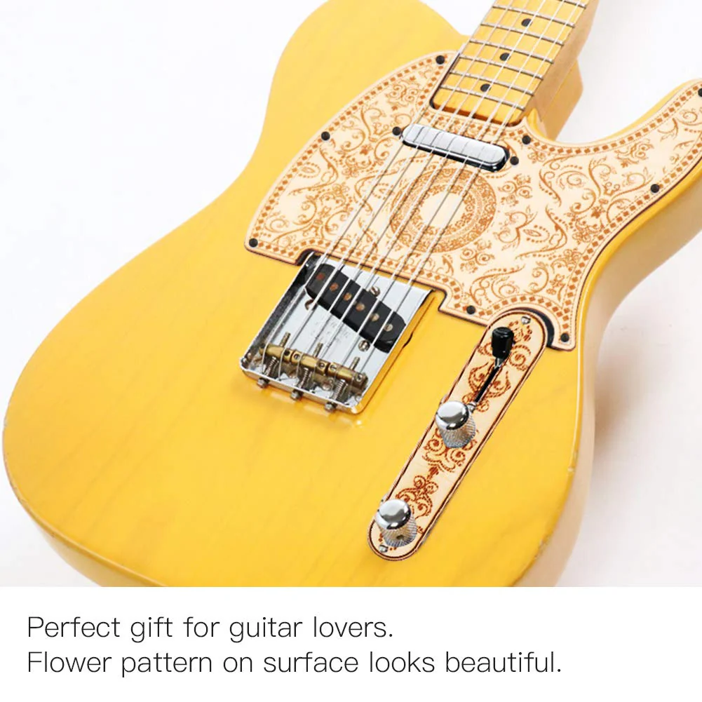Telecaster Pickguard, Maple Wood Telecaster Control Plate, Guitar Pickguard Suitable for TL Electric Guitar - Image 4