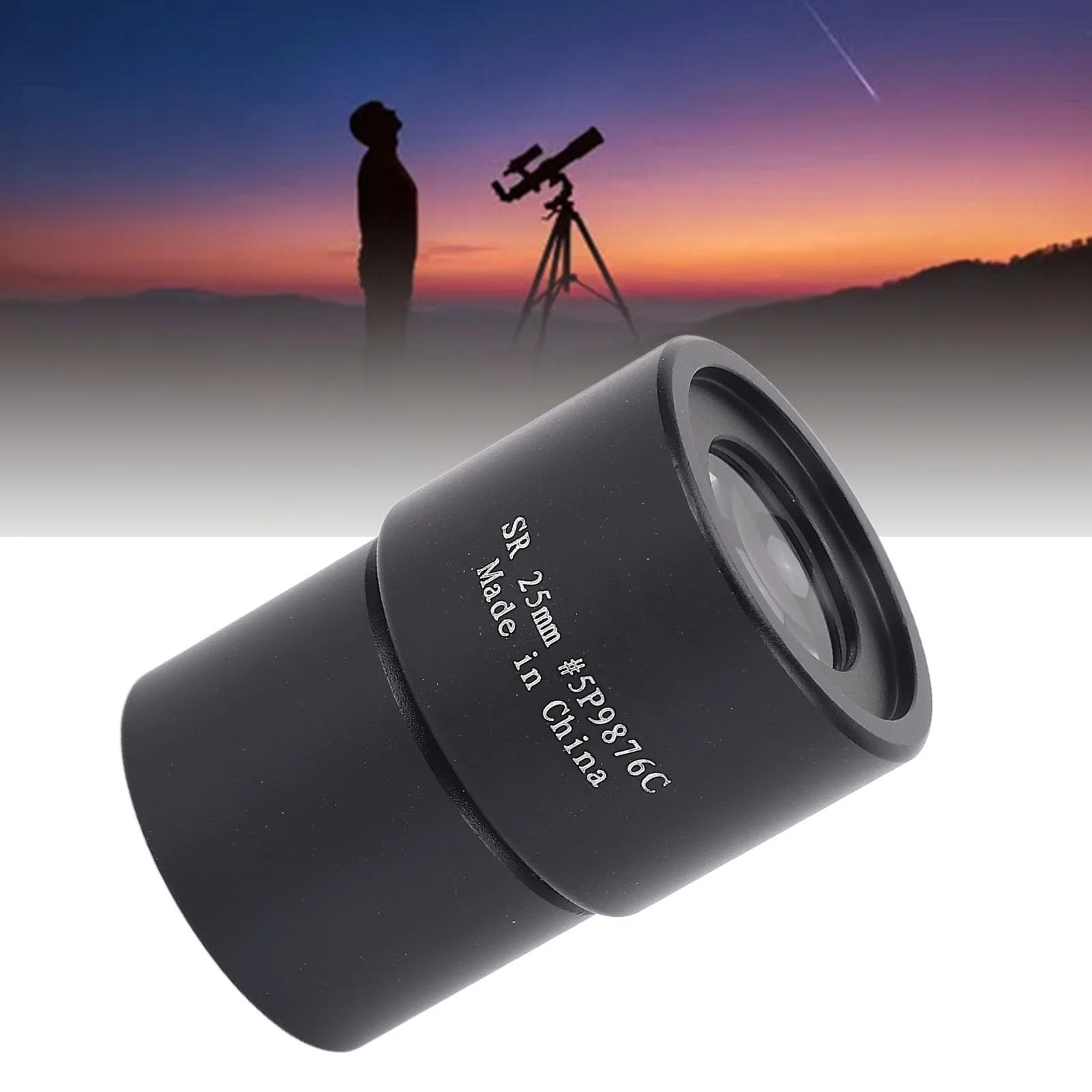 Telescope Eyepiece, 25mm FocalLength Eyepiece Compatible with 0.965 Inch Telescopes, HD Optical Glass Telescope Eyepiece for Observing Nebulae Viewing - Image 3