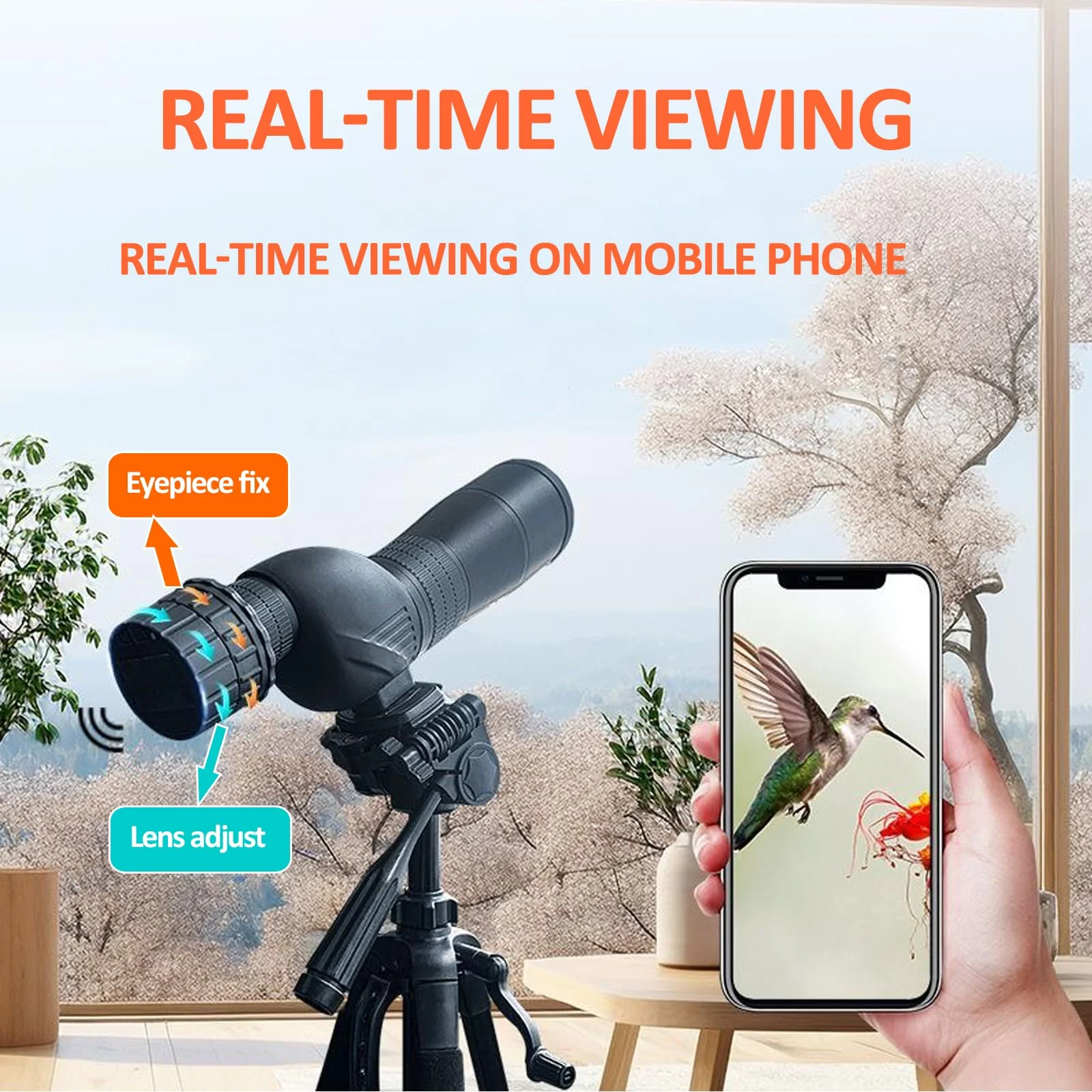 Telescope Eyepiece Camera 4MP WiFi Electronic Eyepiece Camera for 24mm-50mm Telescope Microscope,Astrophotography and Planetary,Digital Camera Telescope Accessories 32GB Video Recording - Image 5