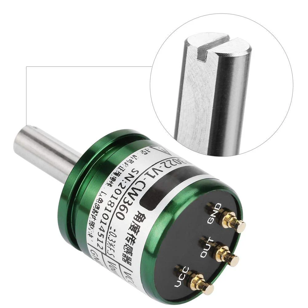 Telituny Rotatable Hall Sensor, Rotating Hall Angle Sensor 0-360 Degrees 0.088° Resolution, 12 Bit Rotating Hall Sensor Hall Effect Sensors, Hall Effect Position Sensor, 0-5V Output Full Circle - Image 9