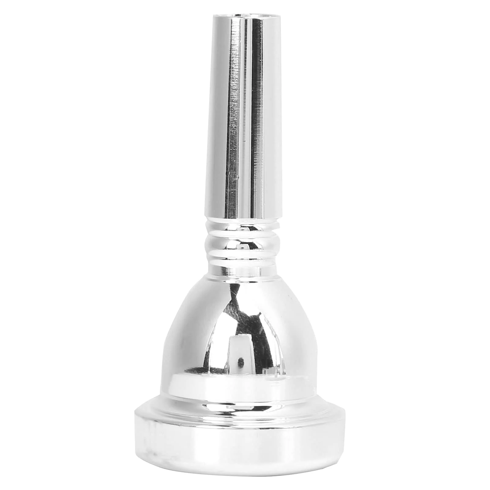 Tenor Large Shank Mouth Piece,Trombone Mouthpiece,Metal 12.7mm 5G Wind Instrument Accessory Replacement (Silver) Silver - Image 9
