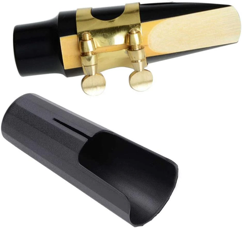 Tenor Sax Mouthpiece Kit Includes Saxophone Mouthpiece, Brass Ligature Fastener, Plastic Cap 2.5 Reed and Cushions Pads Fit for Tenor Sax Parts and Accessories 26 Pieces - Image 3