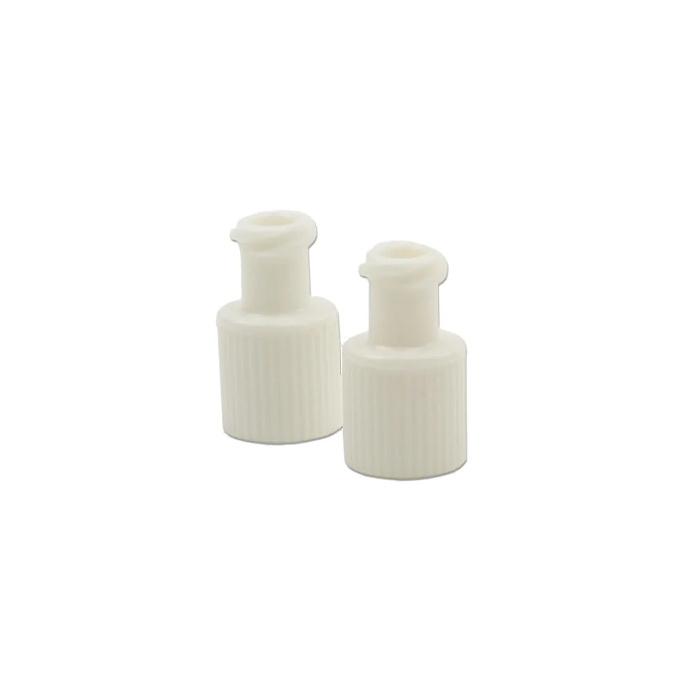 Teqler Luer Lock Combination Stoppers, Pack of 100, White - Image 2