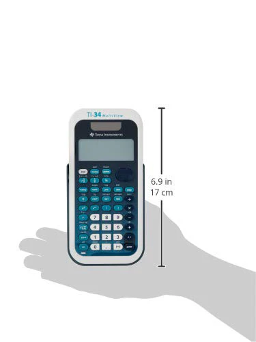 Texas Instruments TI-34 MultiView Scientific Calculator Blue, White Single Pack - Image 7